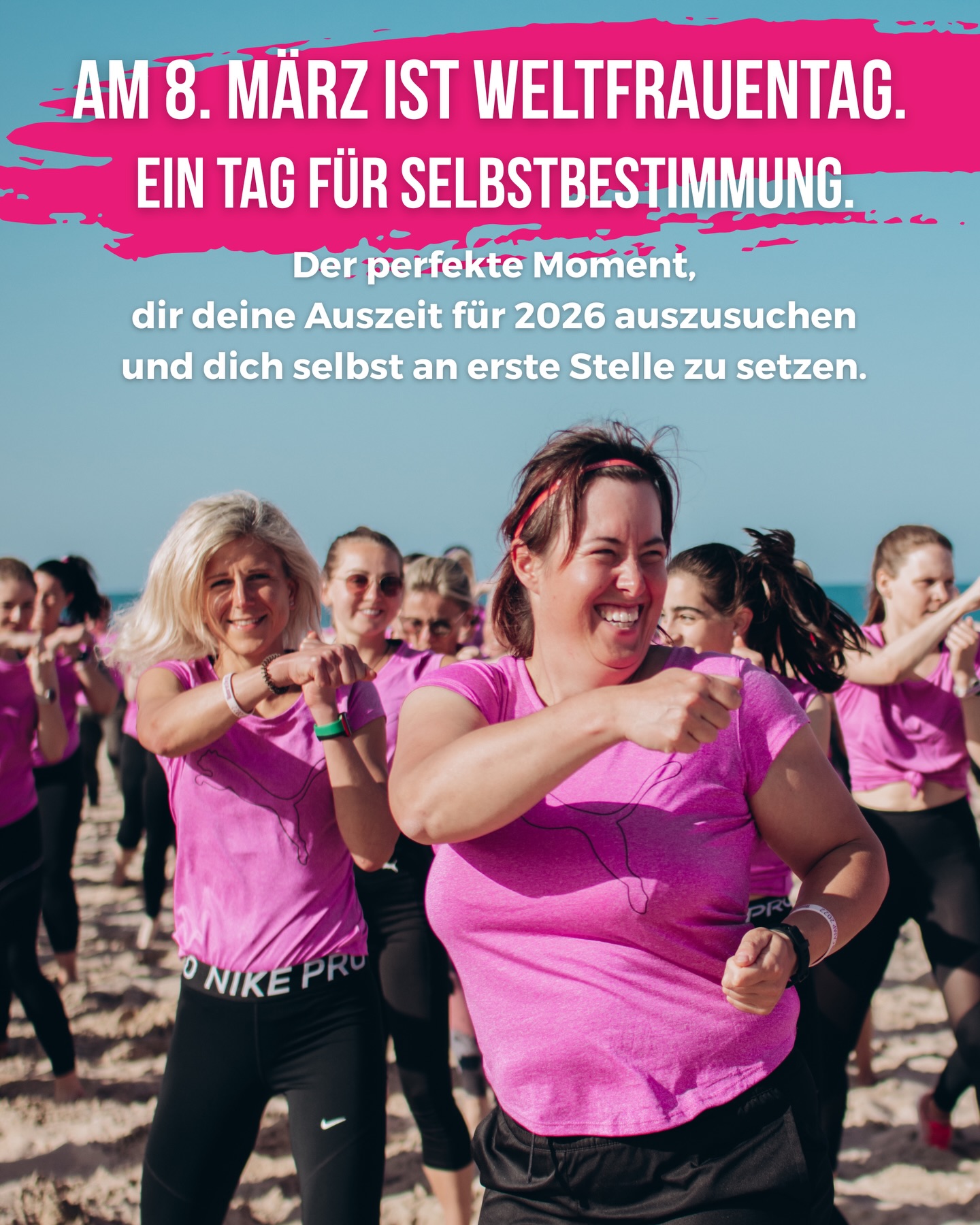 Starke Frauen beim Women's Health CAMP - Community und Fitness